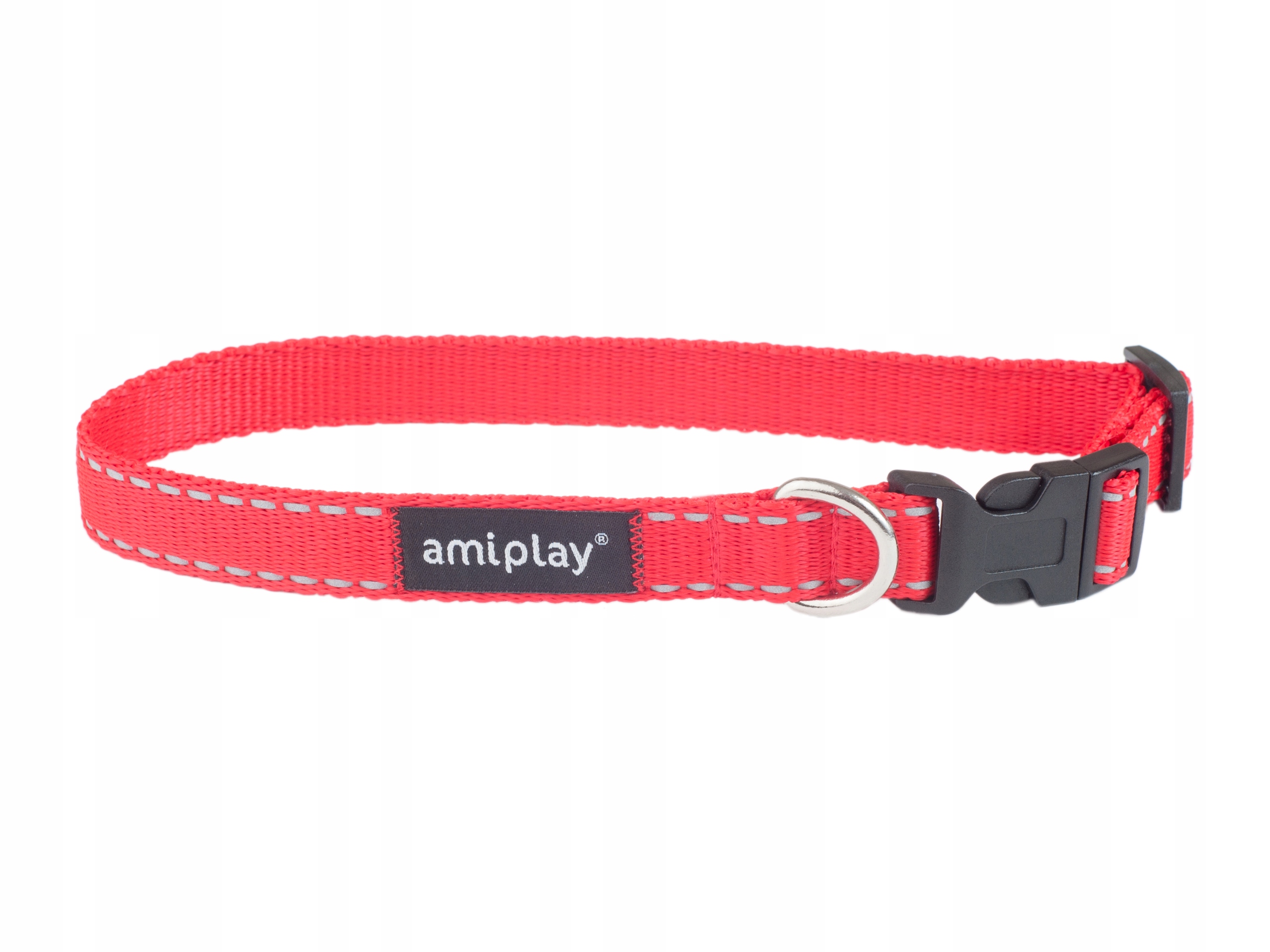 

amiplay Obroża odblaskowa Reflective XL Czerwona