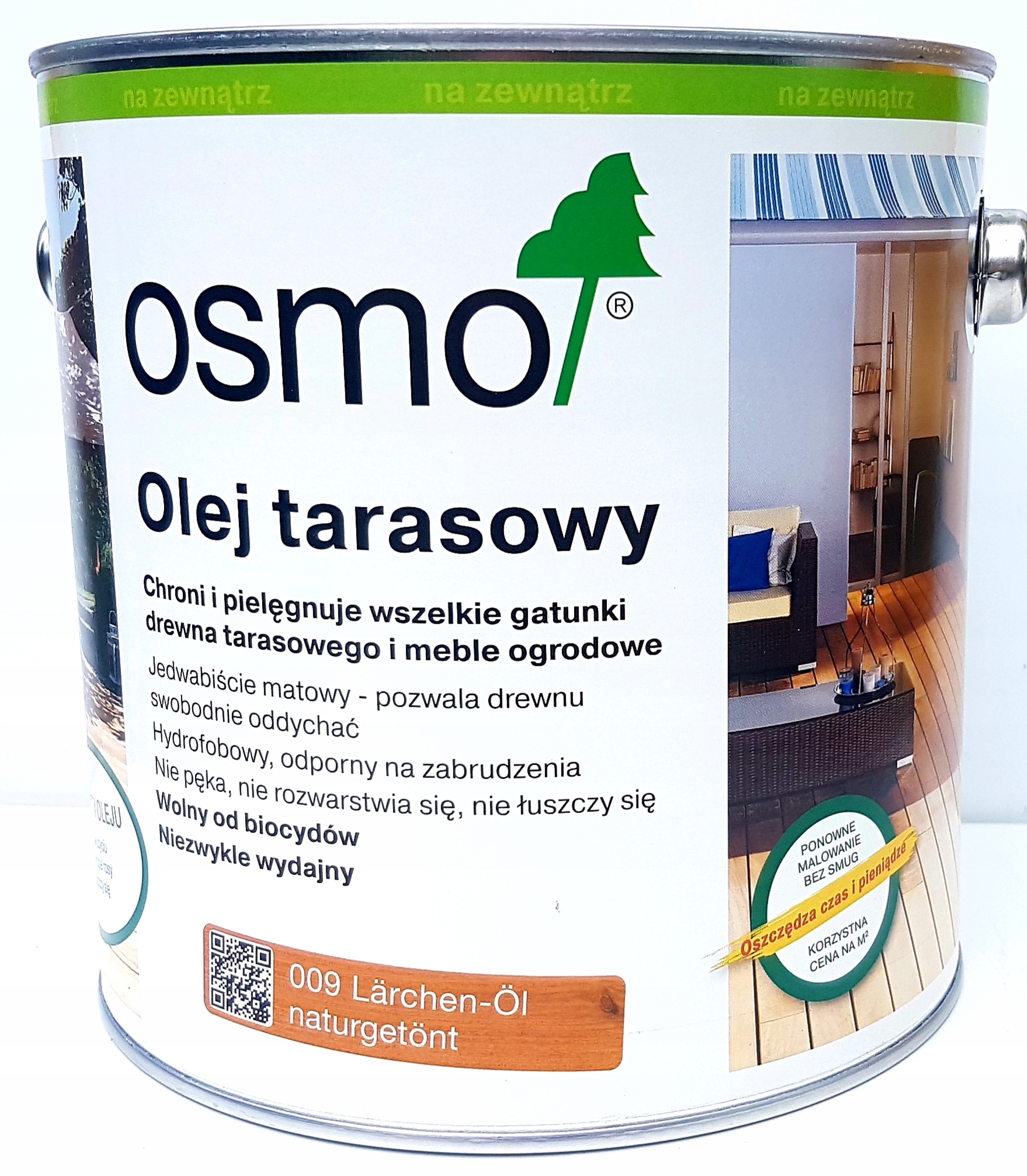 Osmo 009 Olej do tarasów 0,75l Modrzew