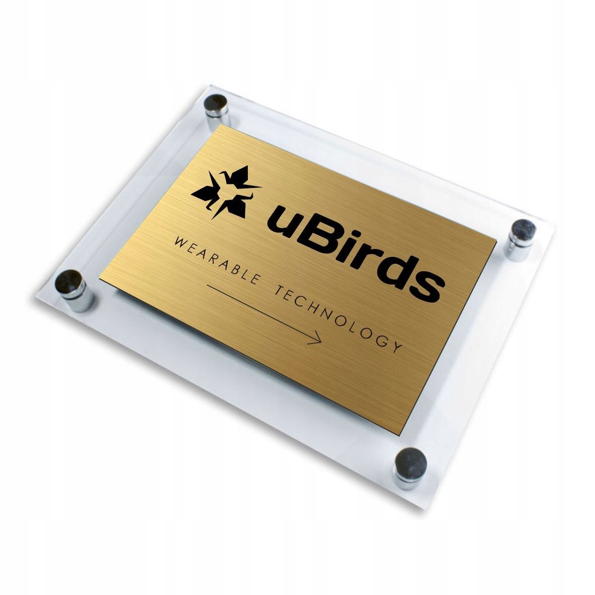 Tablica reklamowa, informacyjna 20x15cm + dystanse