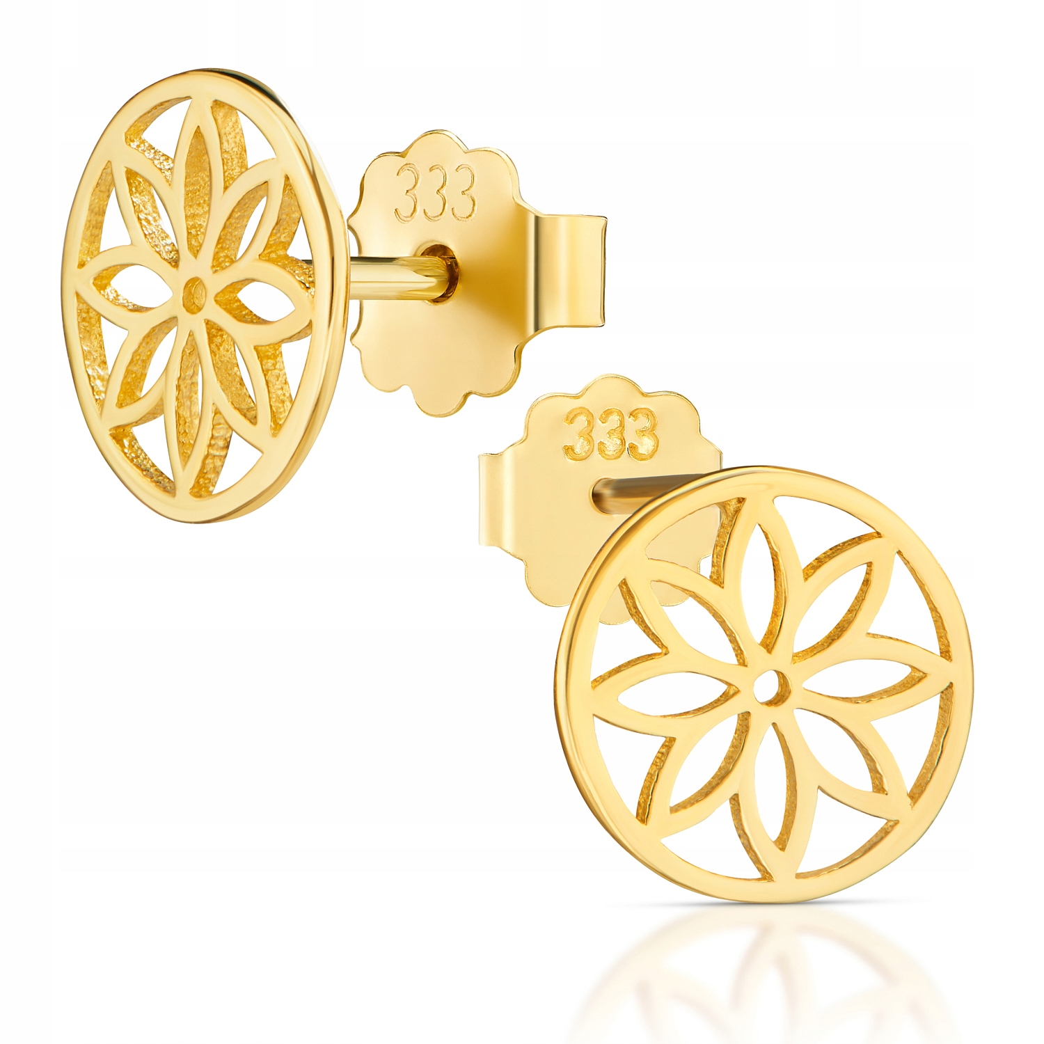 

Złote Kolczyki Złoto 333 8K Sztyft 2457-3