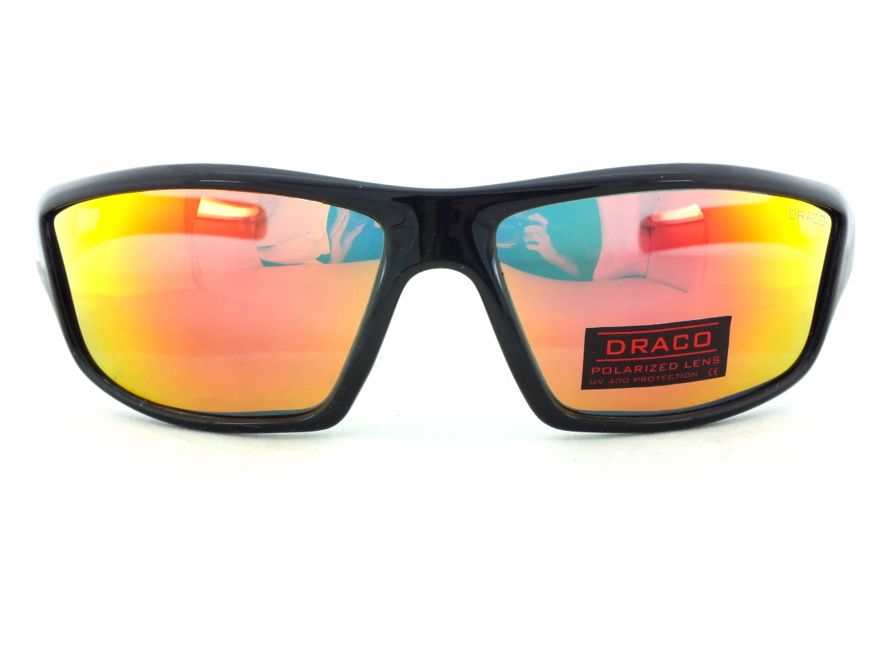 OKULARY SPORTOWE LUSTRZANKI Z POLARYZACJĄ CZARNE Rodzaj okulary rowerowe