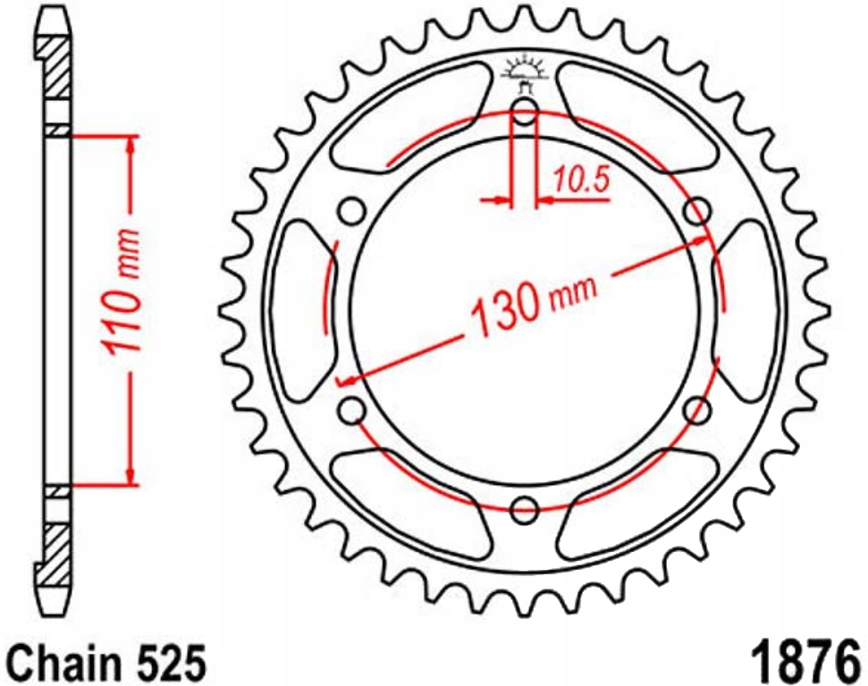 Zadní ozubené kolo Jtr 43-46 zubů Suzuki Gsx-s 750 A Az Nové