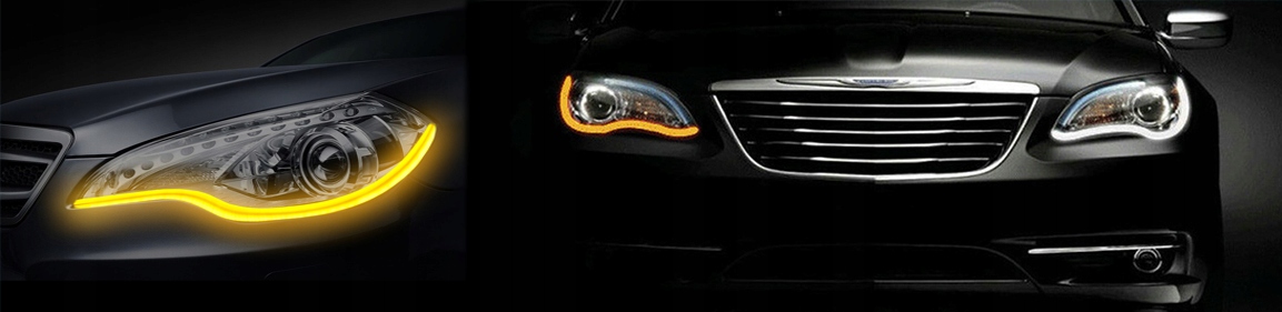ŚWIATŁA DRL LED PŁYWAJĄCY KIERUNKOWSKAZ ANIMACJA Trwałość 10000 h
