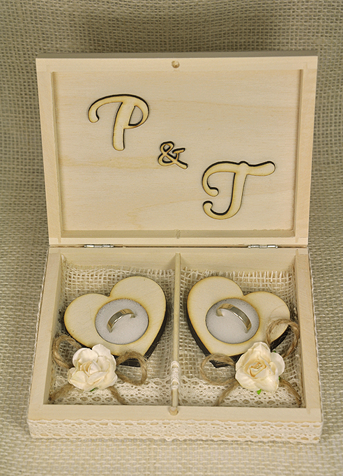 PUDEŁKO NA OBRĄCZKI - IMIONA PERSONALIZACJA 3D EAN (GTIN) 9003974018638