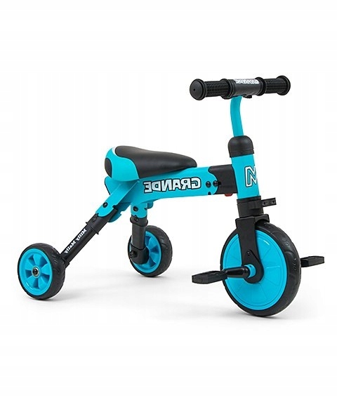 ROWEREK TRÓJKOŁOWY 2w1 Biegowy Jeździk NIEBIESKI Model -