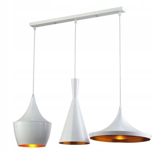 

Lampa Wisząca Edison Loft Industrial Costa 3 Złota
