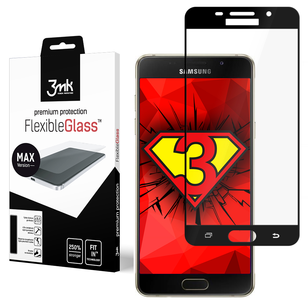 

Szkło 0,2 mm 3mk FlexibleGlass Max Galaxy A5 2016