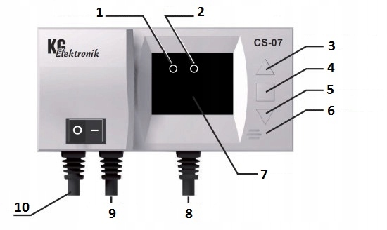 STEROWNIK DO POMPY C.O. CS-07 KG Elektronik Kod producenta CS-07C