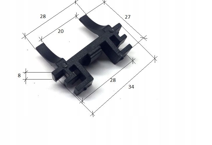 ADAPTER ZAPIĘCIE MOCOWANIE LED H7 FORD AM13 Model AM13