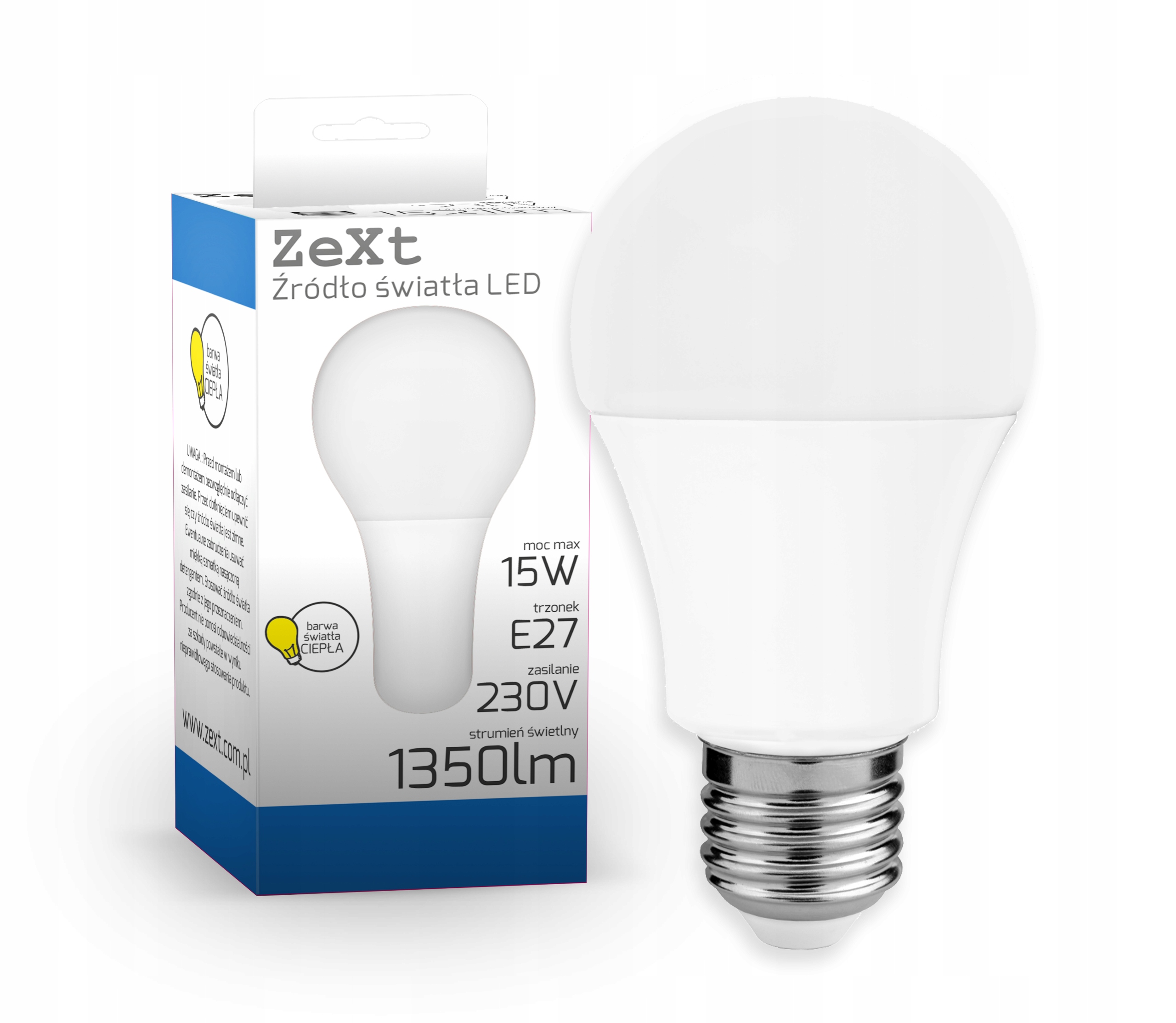 

Żarówka Led E27 15W Smd 2835 230V ciepła 3000K
