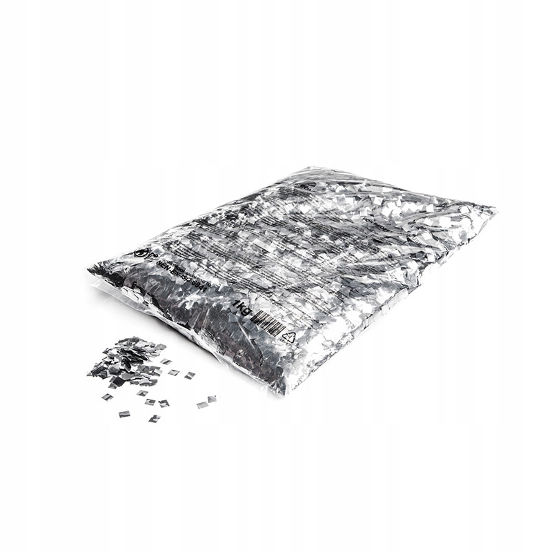

Konfetti Krople Deszczu Srebrny Metalik Confetti