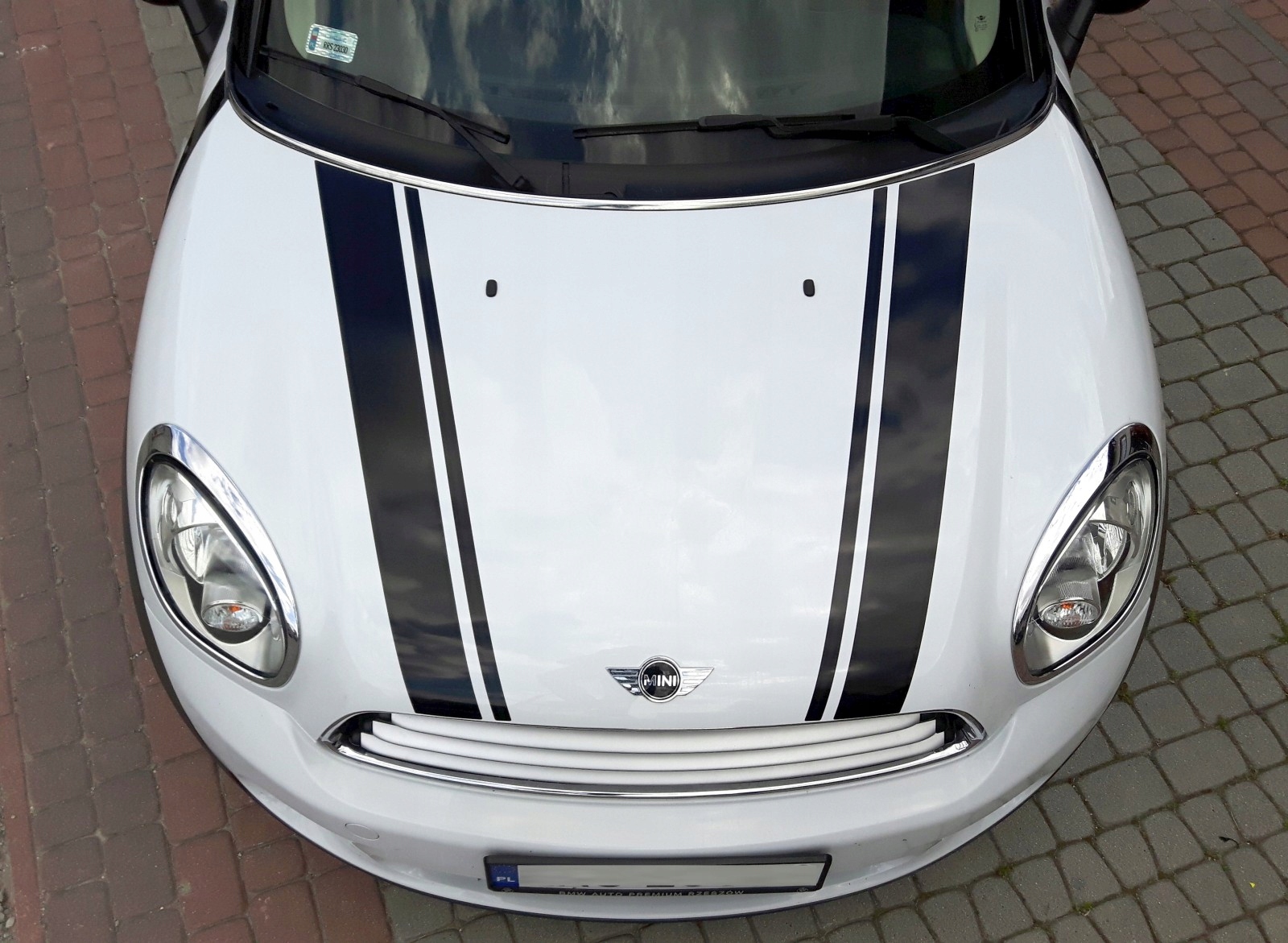 Naklejki Mini R60 Countryman na maske i klape Weight with packaging 0 5 kg