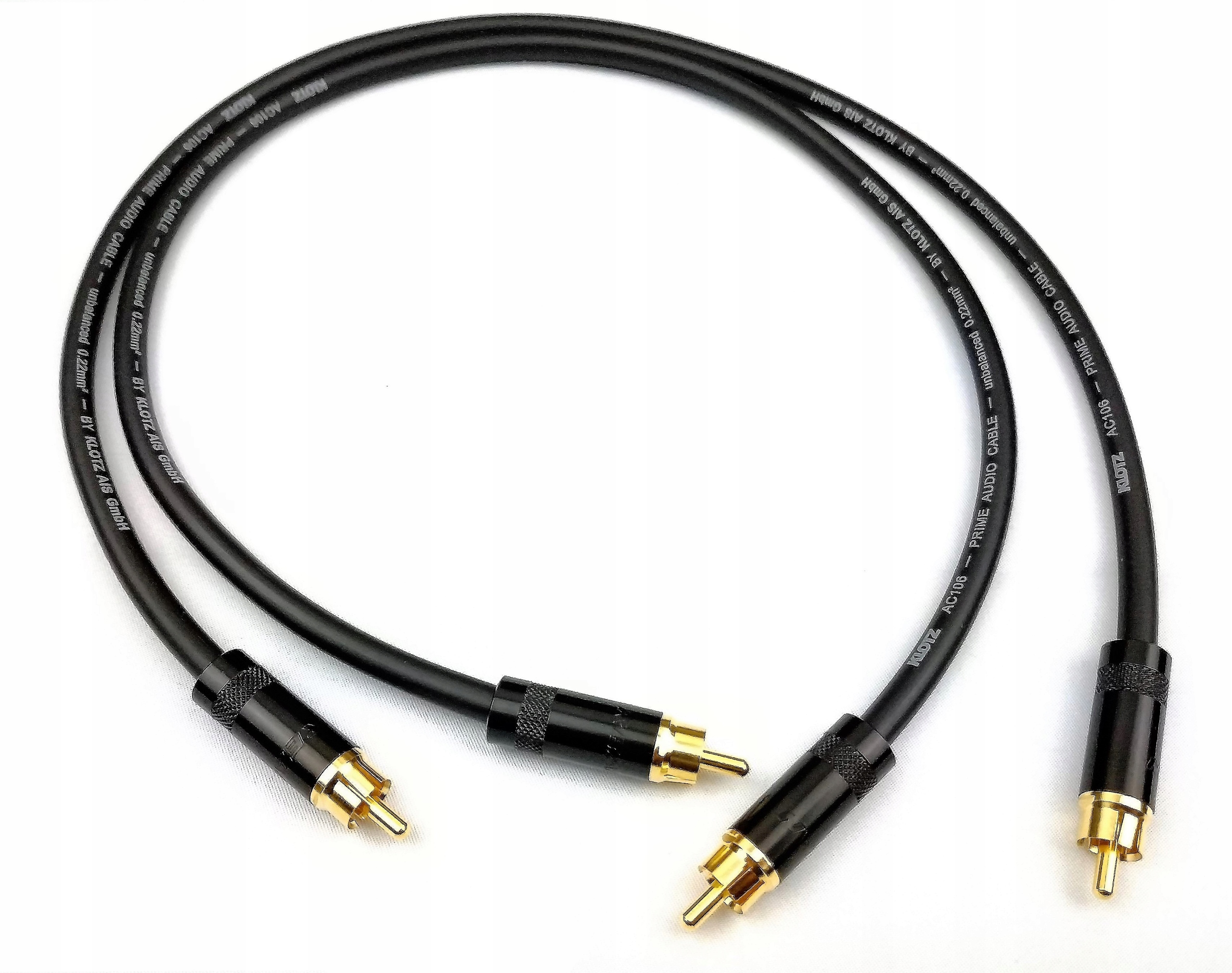 

Klotz AC106 Interkonekt 2x Rca Cinch Neutrik 0,3 m