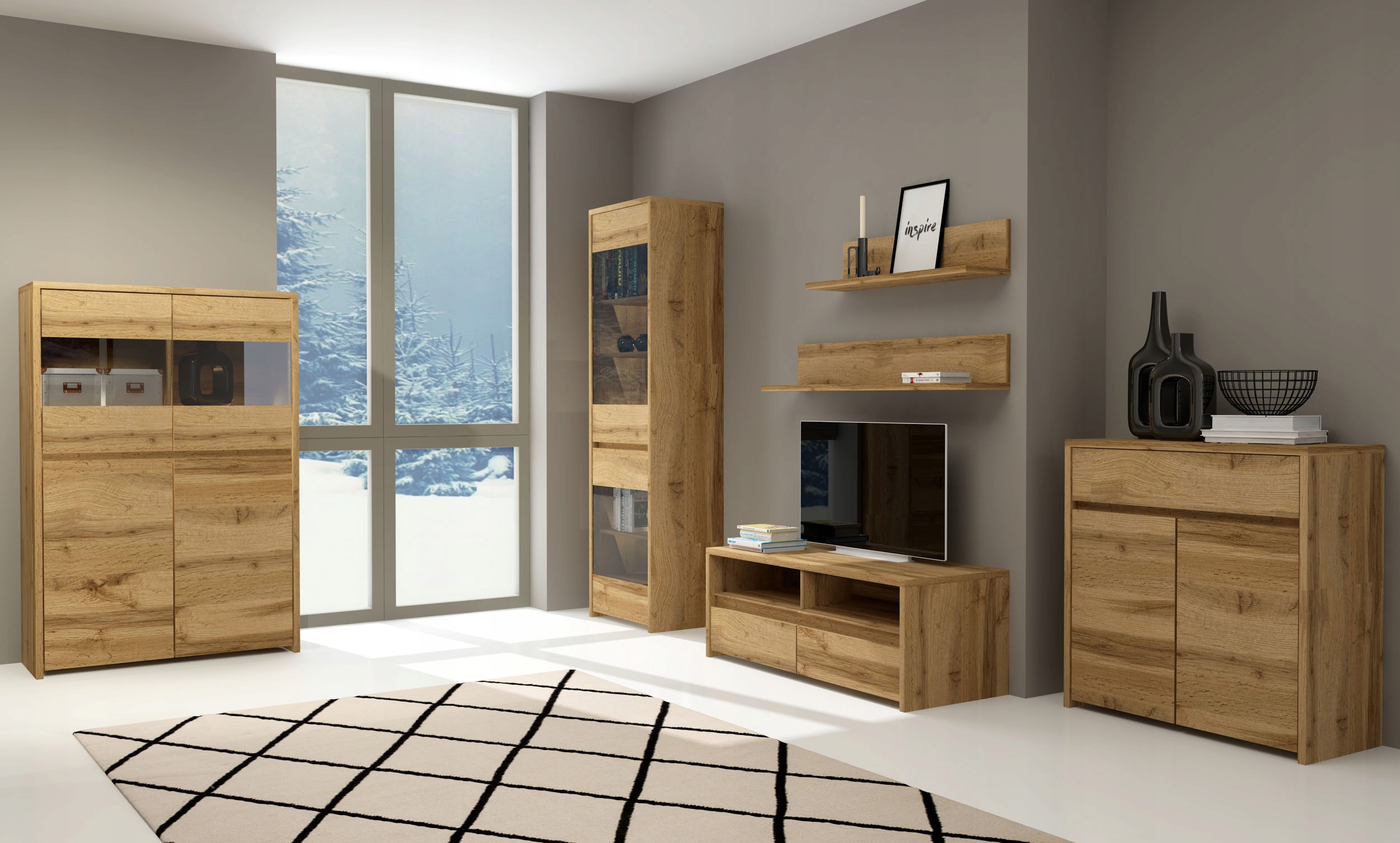 TAHOE MEBLE WITRYNA TA-8 dąb wotan Bogfran Kod producenta TA8