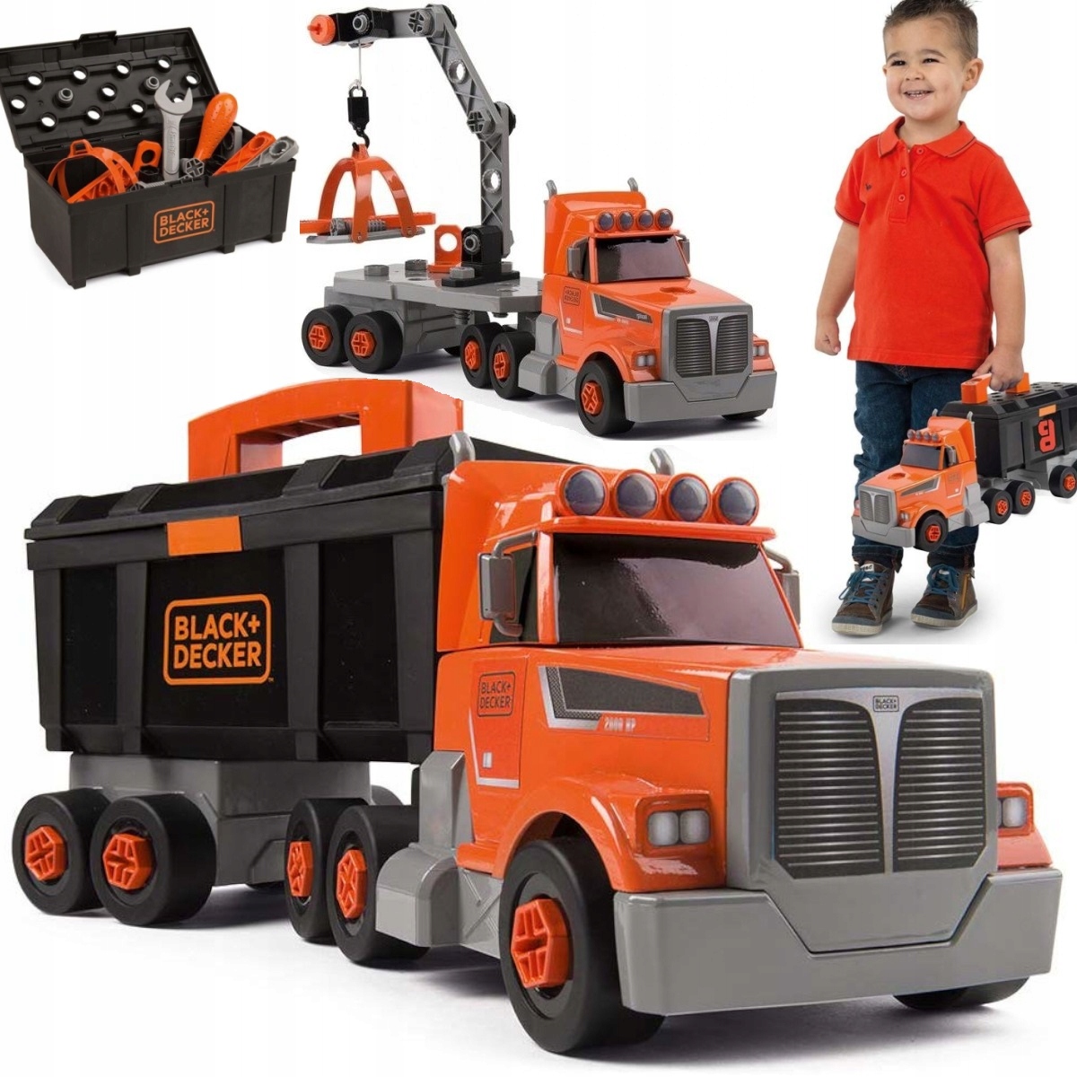 

Smoby Black+Decker ciężarówka 3W1 360175