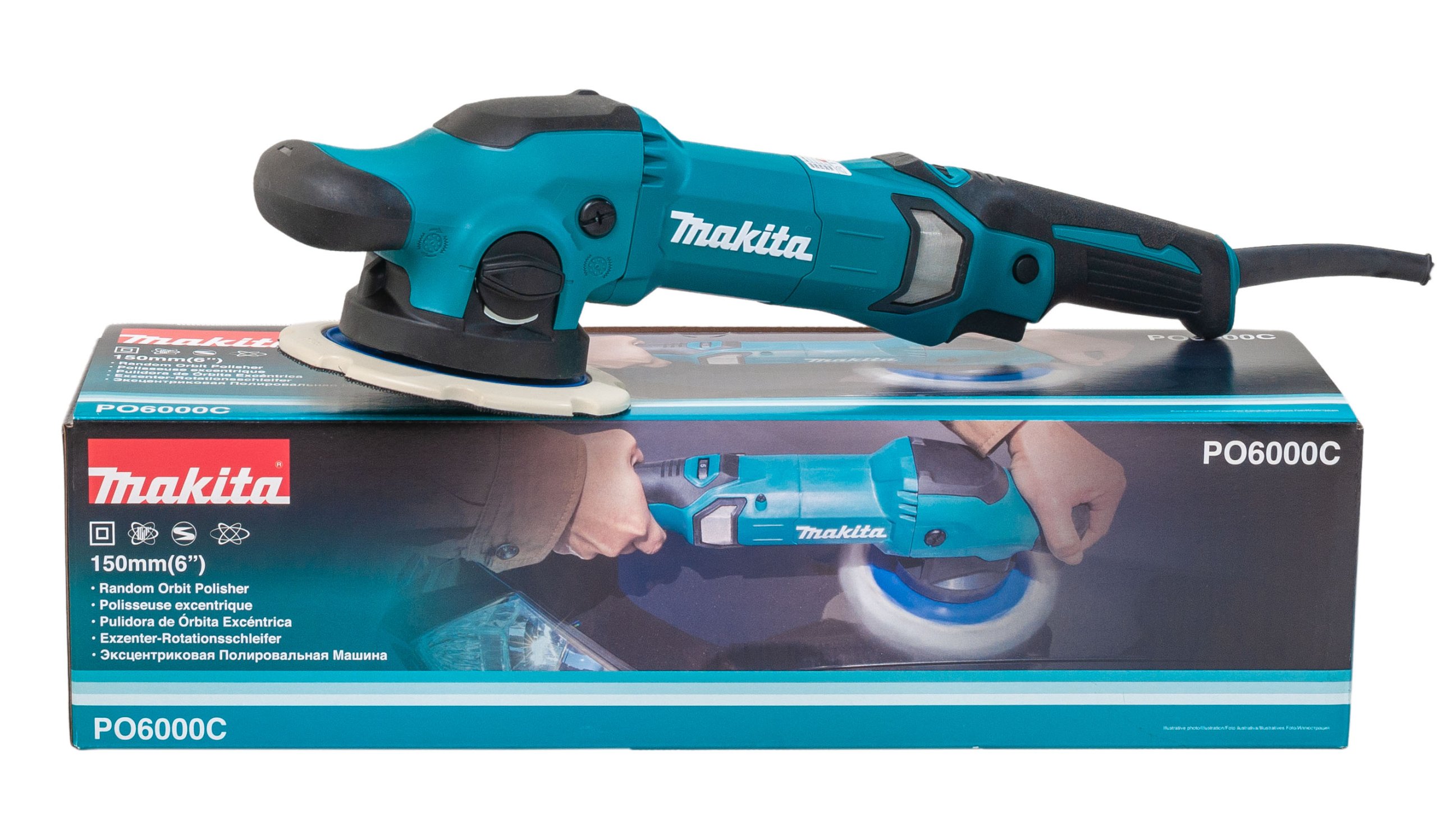 Makita szlifierko polerka mimośrodowa sieciowa 230V 150mm 900W PO6000C