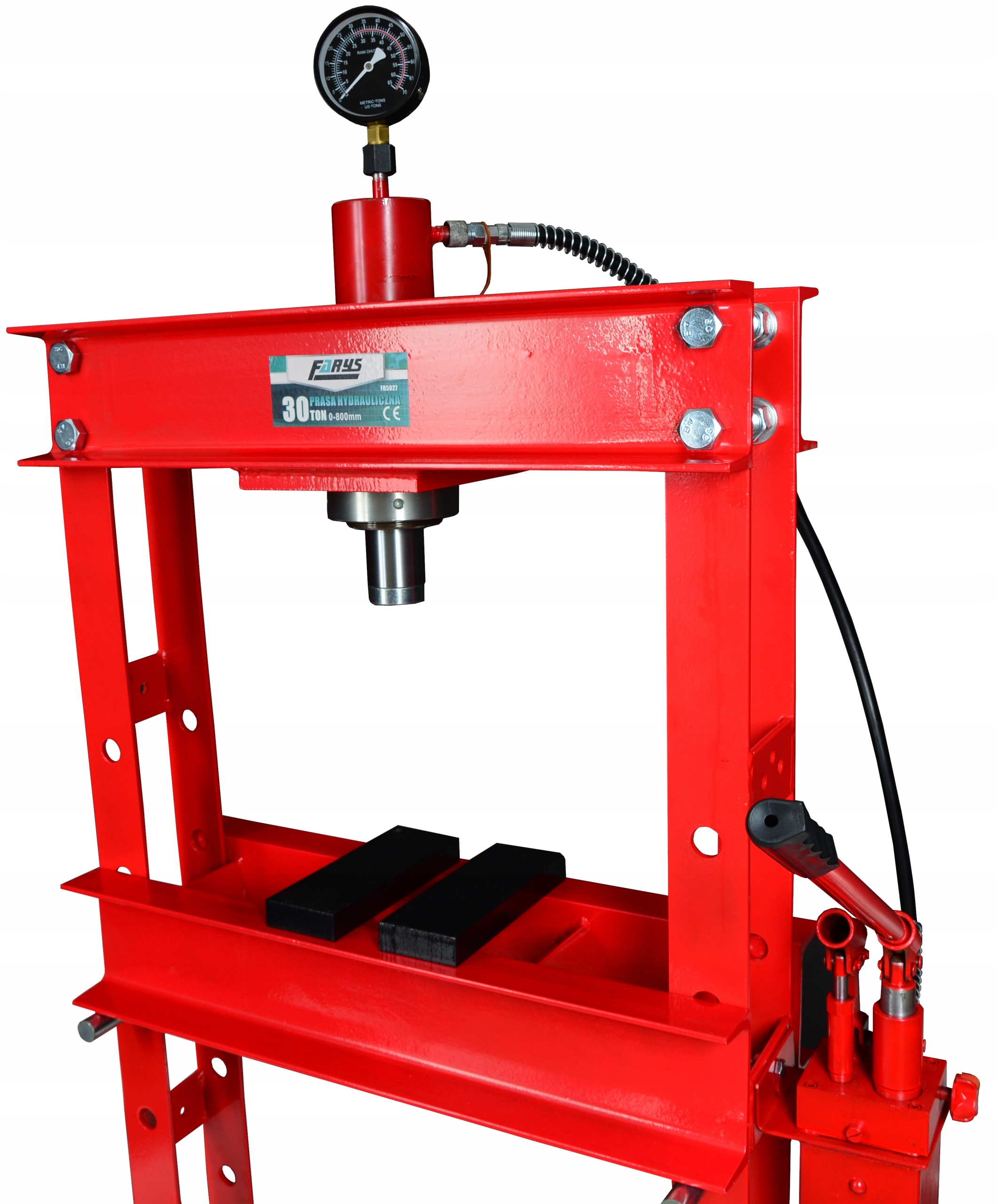 Prasa Hydrauliczna 30T 2 dwa stopnie SZYBKA WOLNA Maximum pressure force 30 t