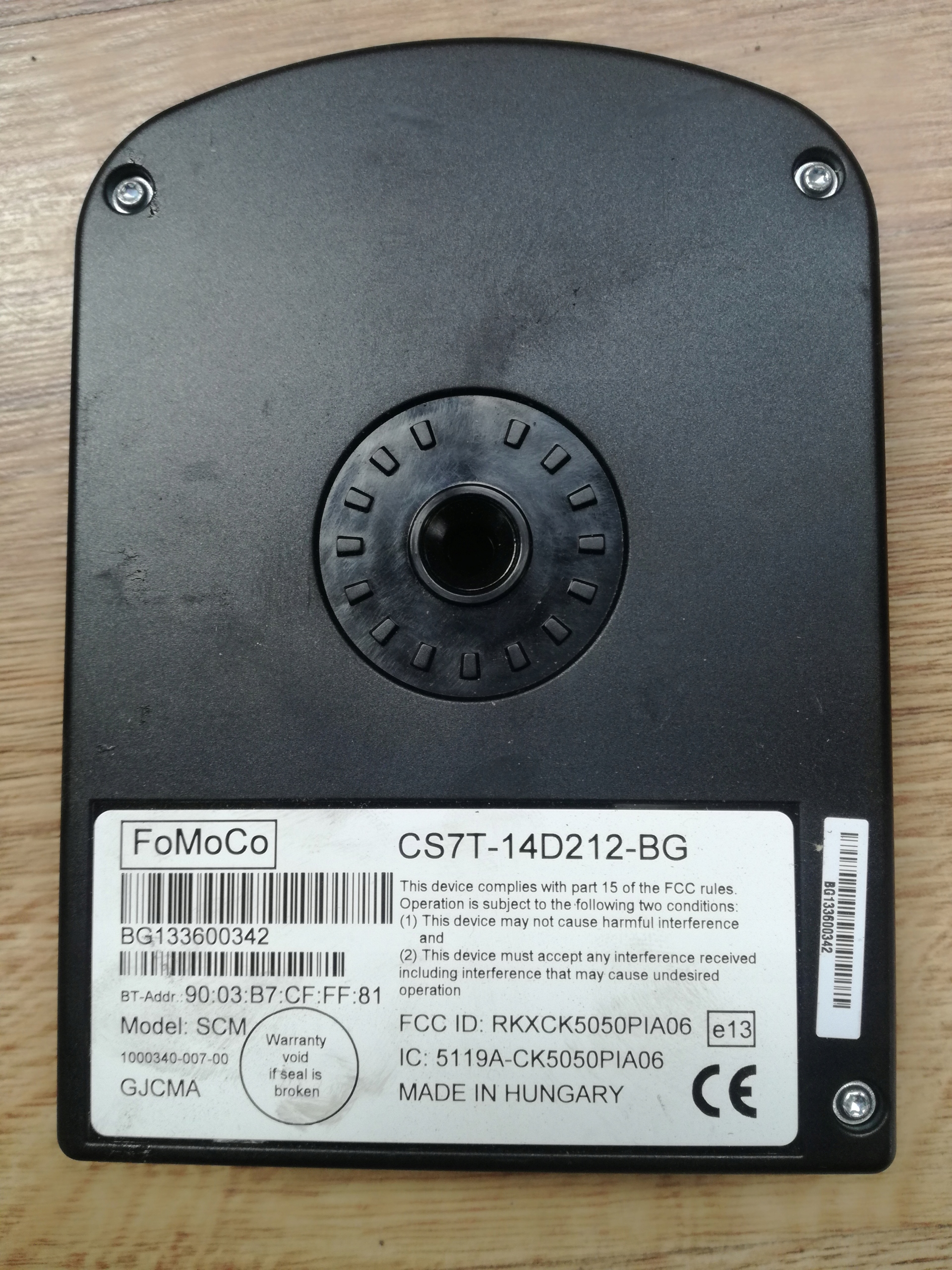 FORD FOCUS MK3 MODUL BLUETOOTH CS7T 14D212 BG