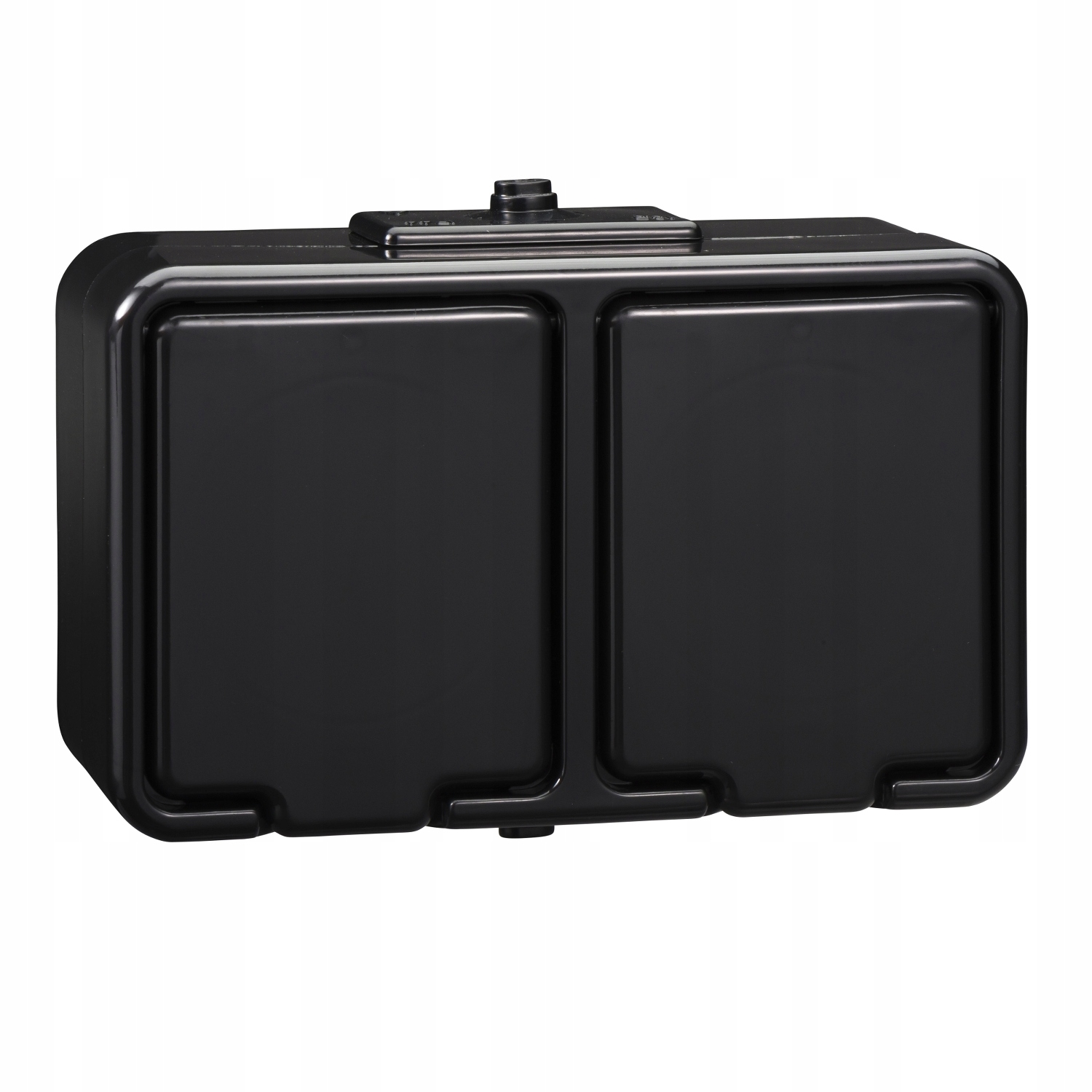 

Cedar gniazdo podwójne IP44 czarne NT230H05