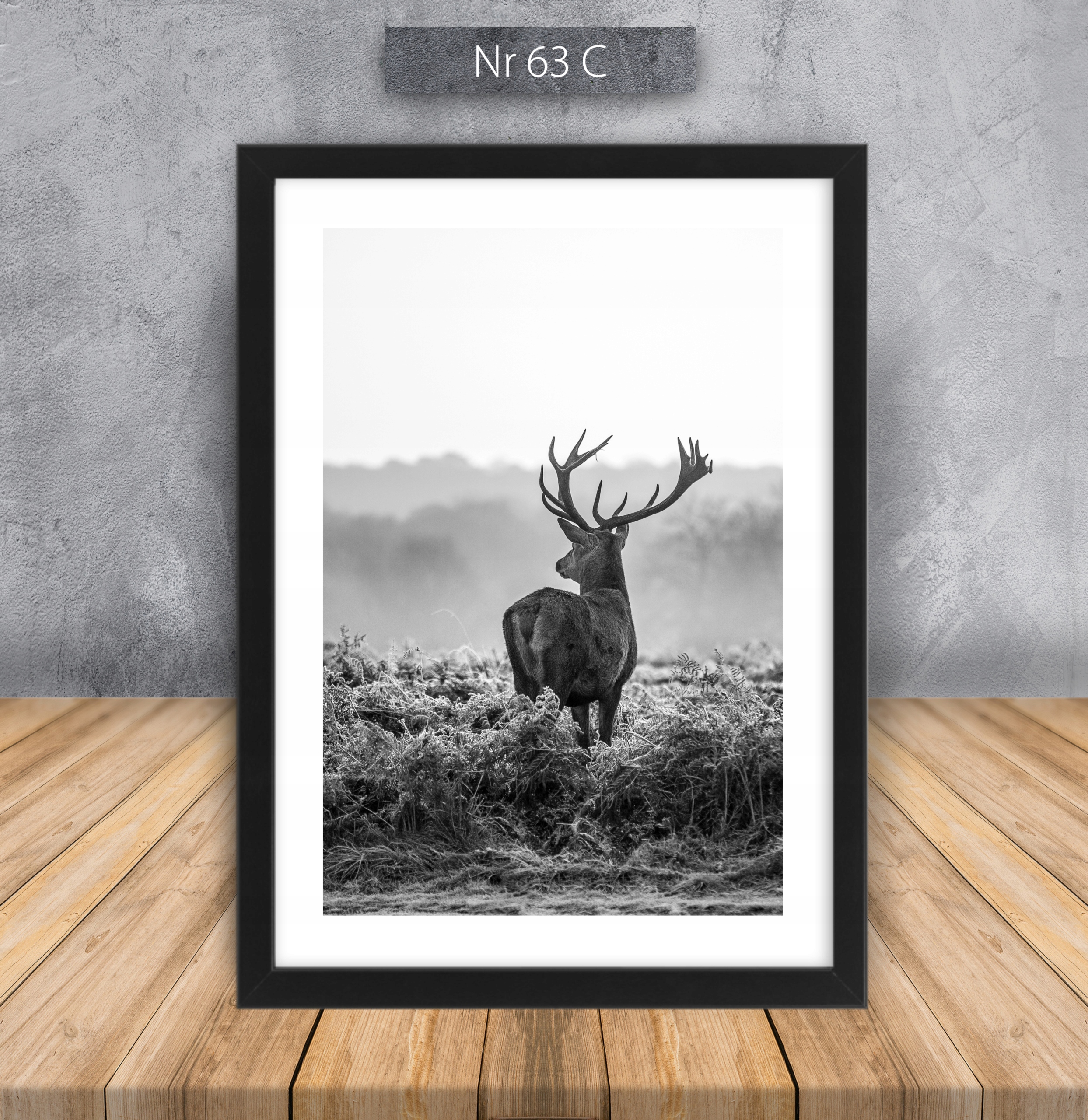 Jeleń Obraz A4 24X33 plakat obrazek rama ikea Format pionowy