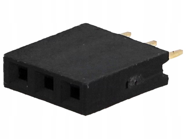 

ZL262-3SG Gniazdo Kołkowe Żeńskie 3 Pin 1x3 E4820