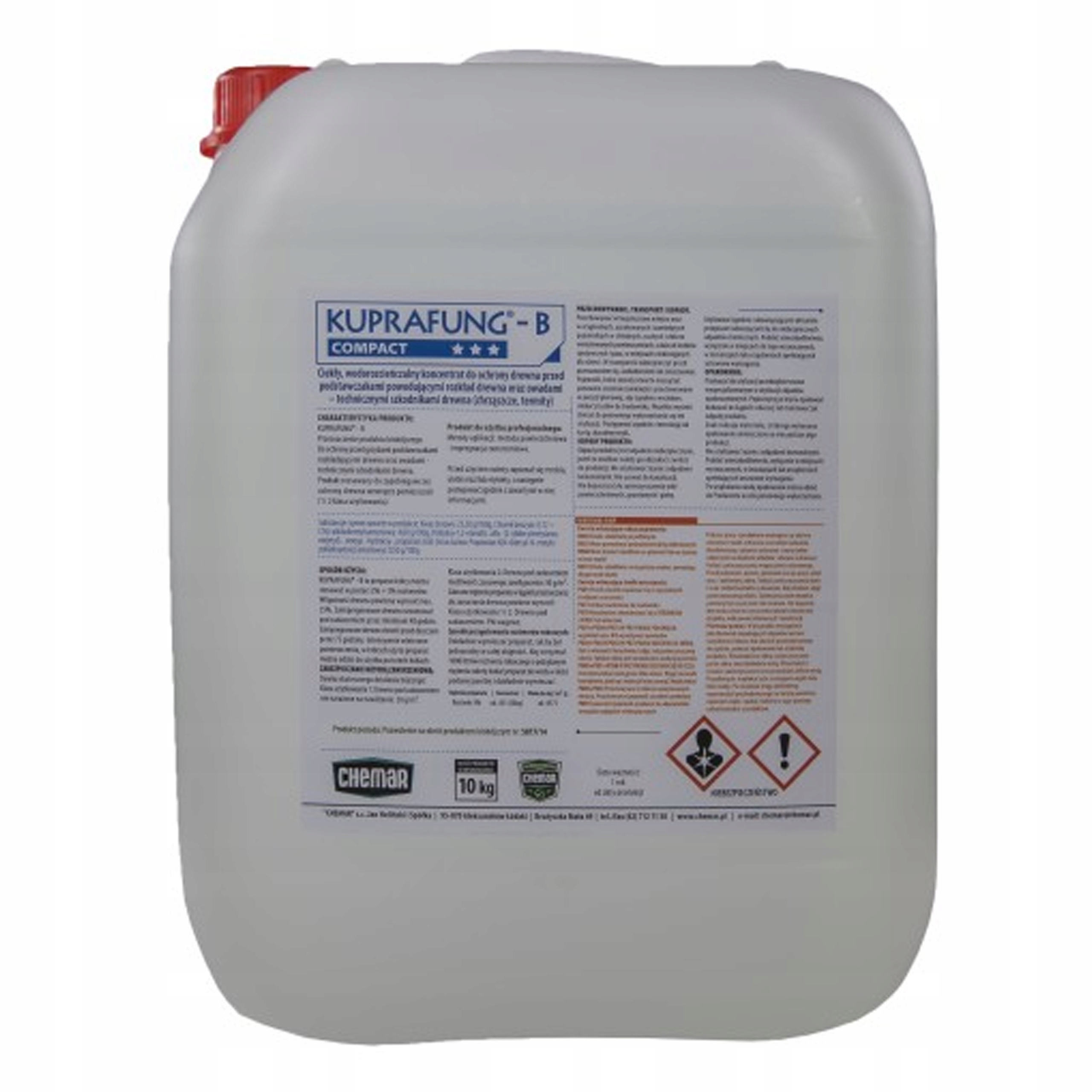 

Impregnat do drewna Kuprafung 10kg Kon. Bezbarwny