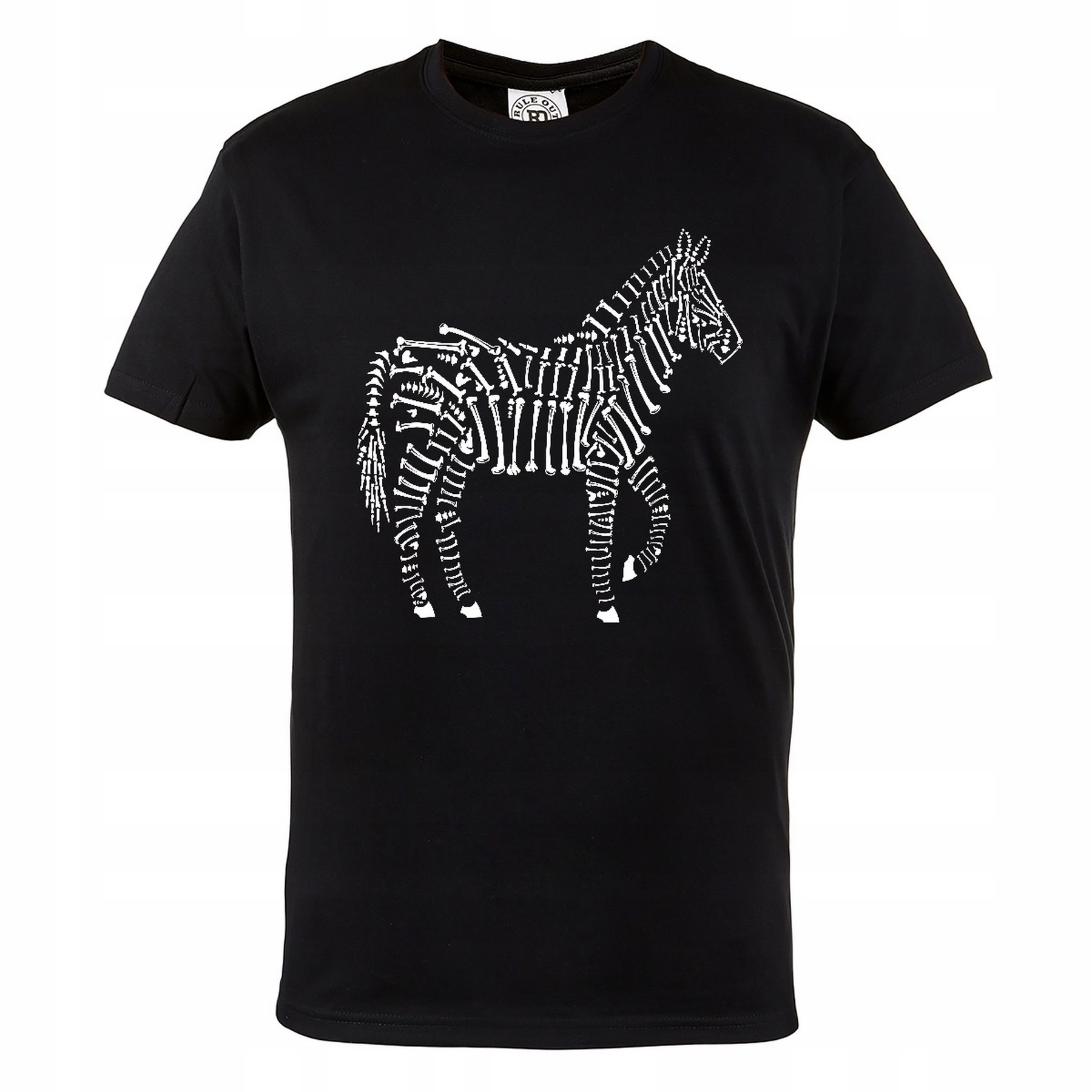 

Koszulka Męska Casual Zebra Kości Bones 21