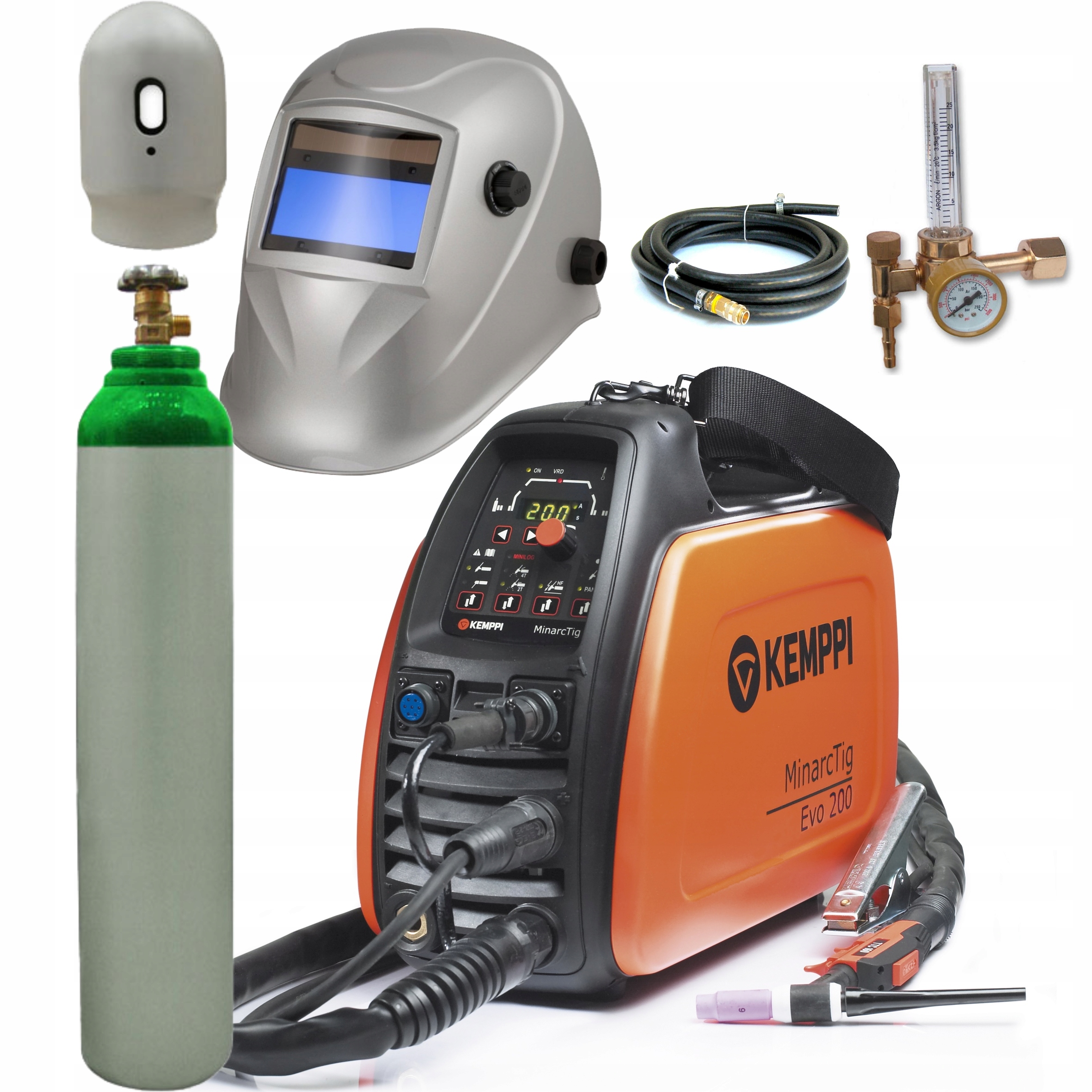 Зварювальний апарат Kempi Minarc TIG 200 Evo інвертор tig 8 м