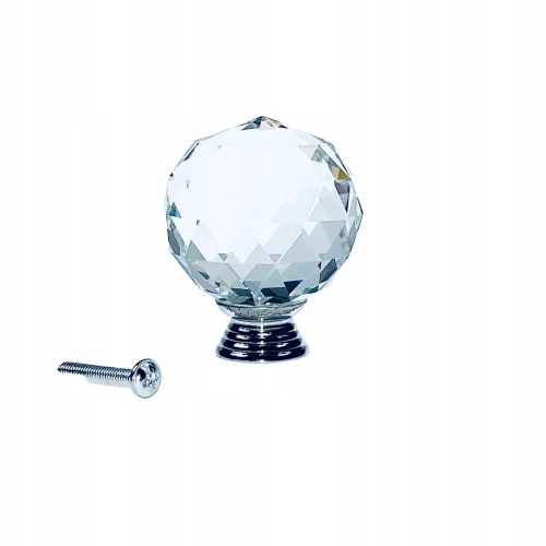 

Gałka , Uchwyt Meblowy 001 fi 40 Kryształ Okazja