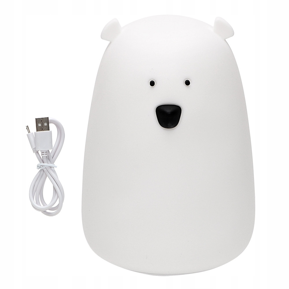 

Lampka Silikonowa Led Miś Gumowa Dla Dzieci Nocna