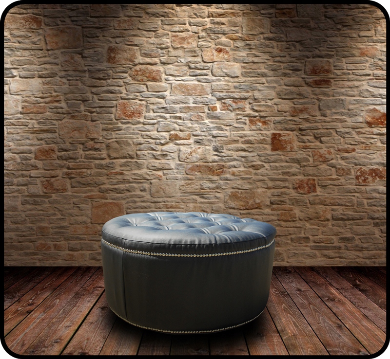 CHESTERFIELD OKRĄGŁA PUFA Marka inna