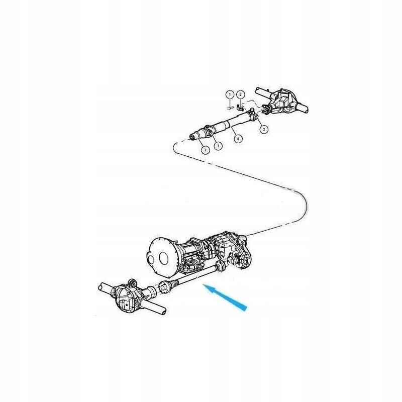 Wał napędowy JEEP Liberty JEEP Cherokee KJ Numer katalogowy części AR683