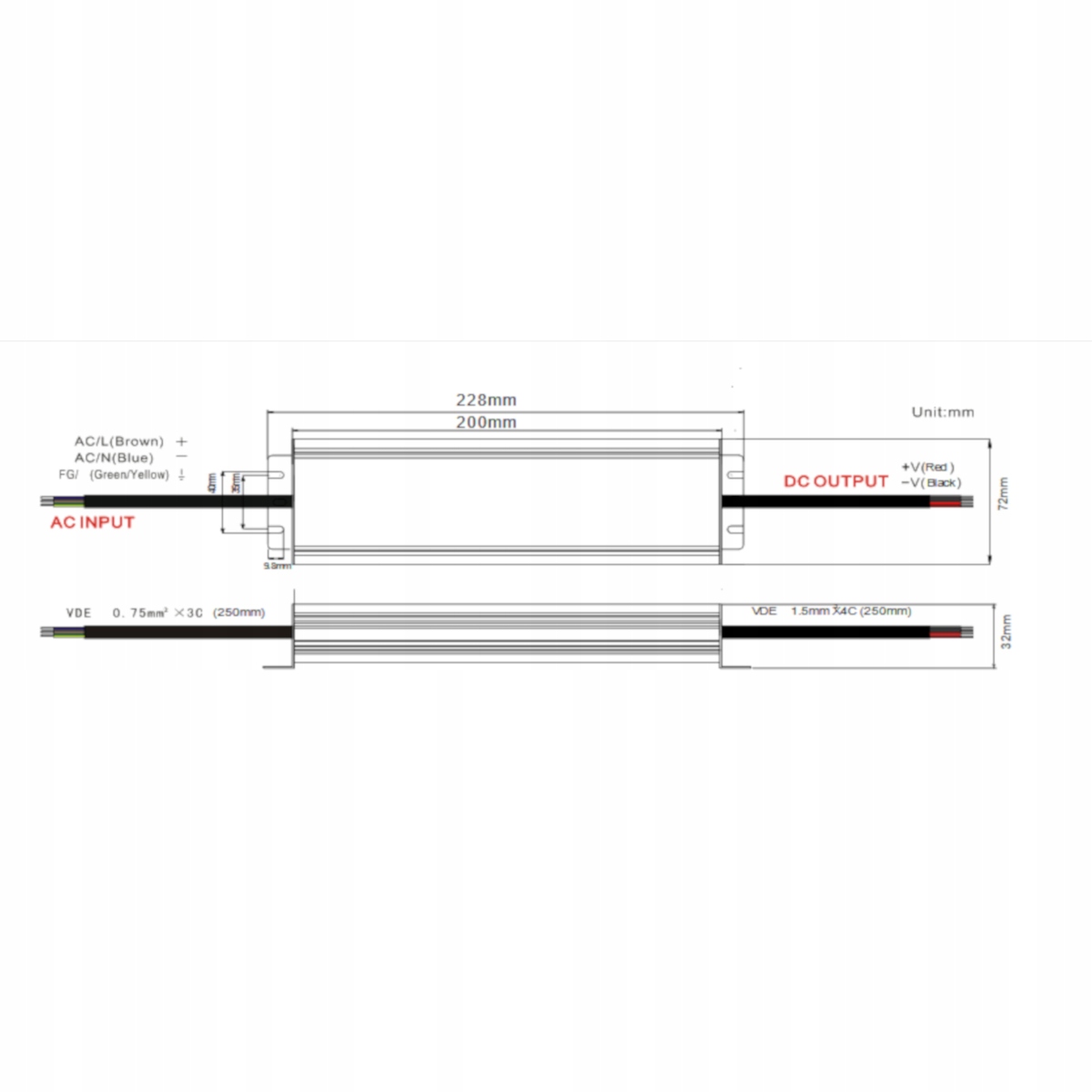 ZASILACZ MODUŁOWY DO LED ADLER ADWS 300W 12V DC Marka Adler