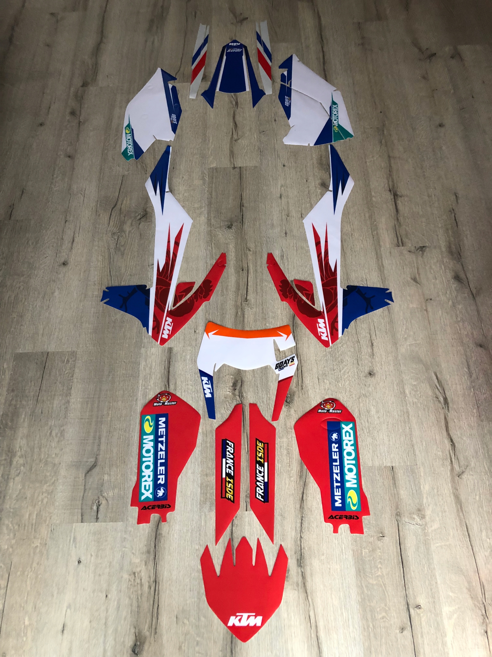 Polepy Ktm Exc Excf 17-19 Six Days France Cubamoto