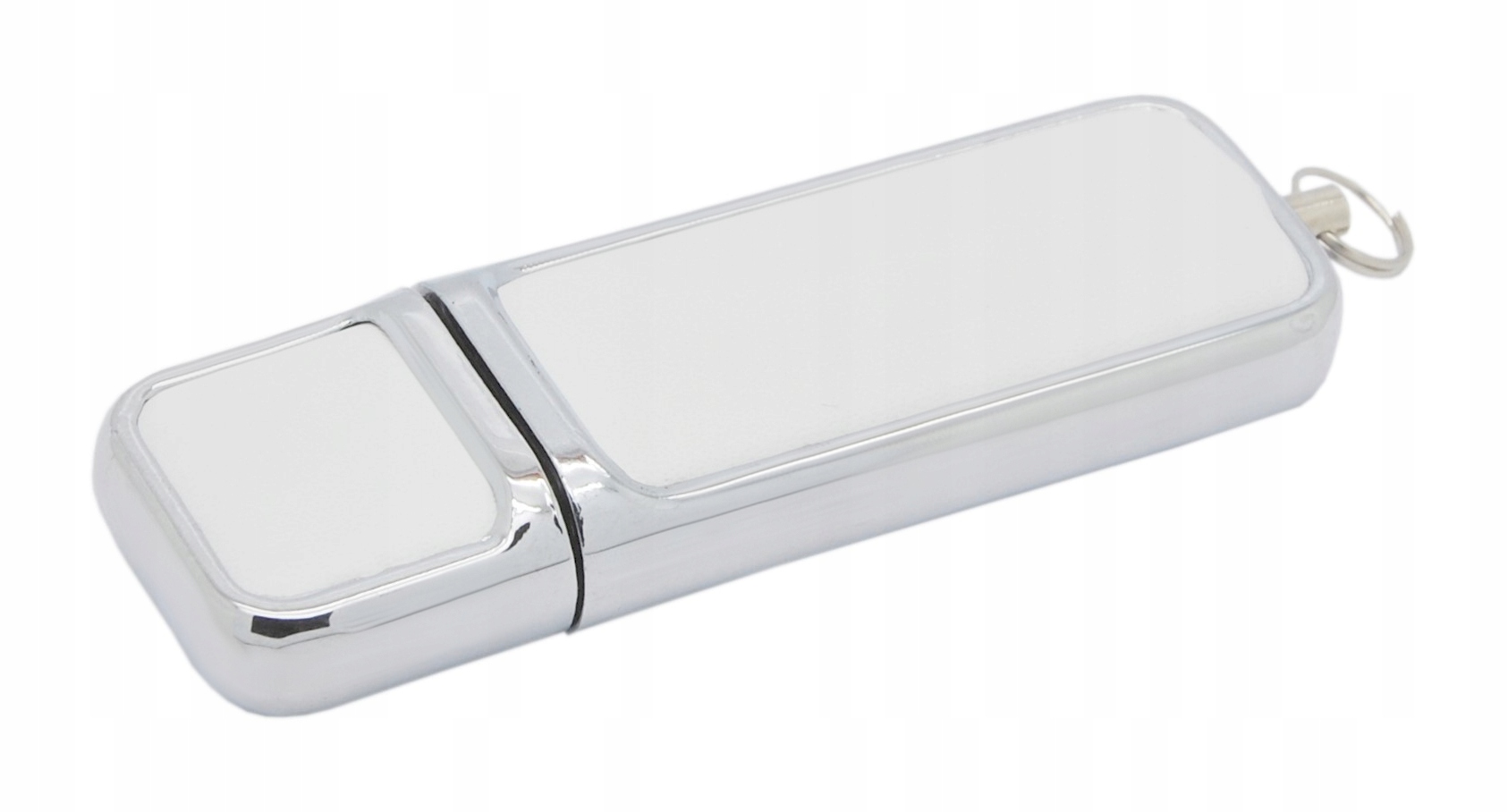 

Biały Pendrive Skórzany 512 Mb z Twoim grawerem