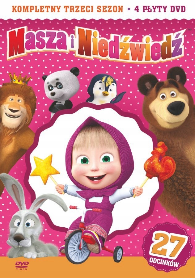 

Masza i Niedźwiedź 7 8 9 10 Sezon 3 4DVD