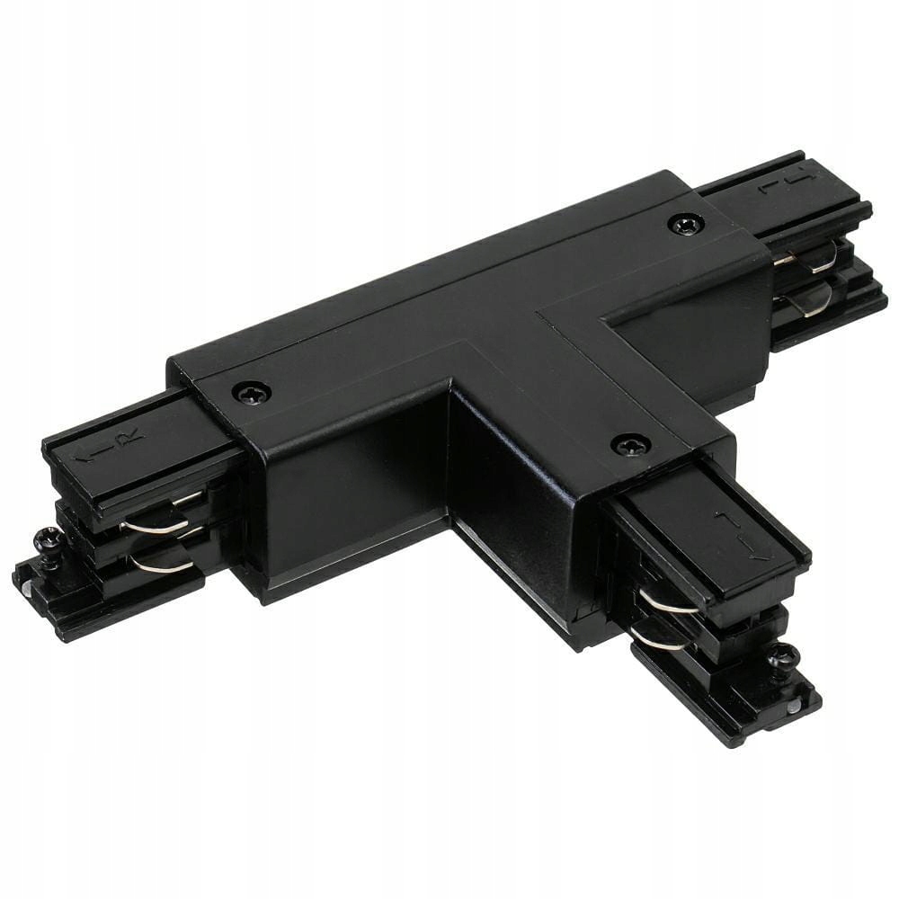 Łącznik T zewnętrzny 3-fazowy z zasilaniem CZARNY