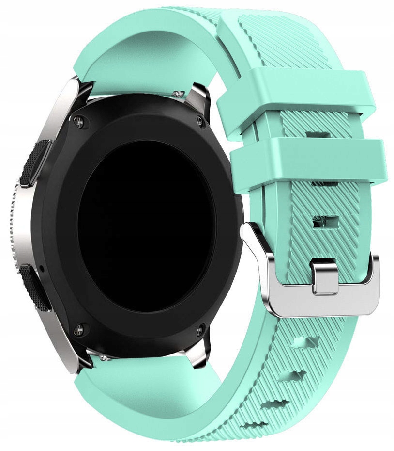 Miętowy Silikonowy Pasek Samsung Galaxy Watch 46mm (Tech-Band)