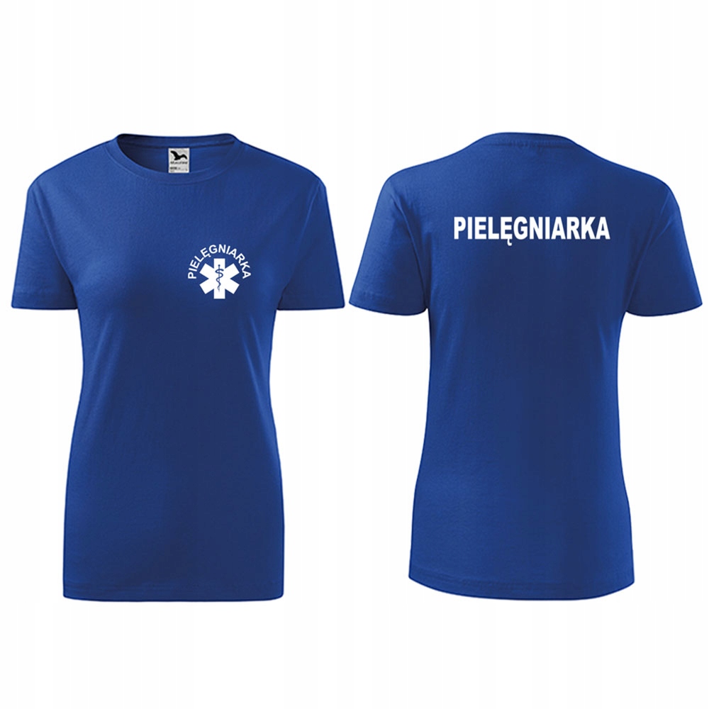 damska koszulka PIELĘGNIARKA 18 kolorów r. XL Płeć kobieta