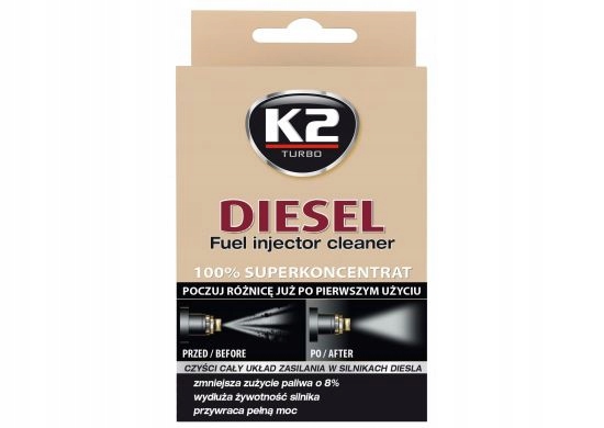 

K2 Diesel 50ml Preparat czyszczący wtryski