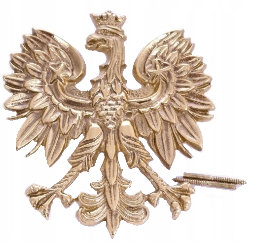 

Orzeł Polski Polska 15 cm.mosiężny Godło