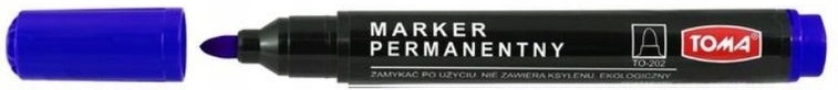 MARKER PERMANENTNY OKRAGŁY TOMA TO-202 NIEBIESKI