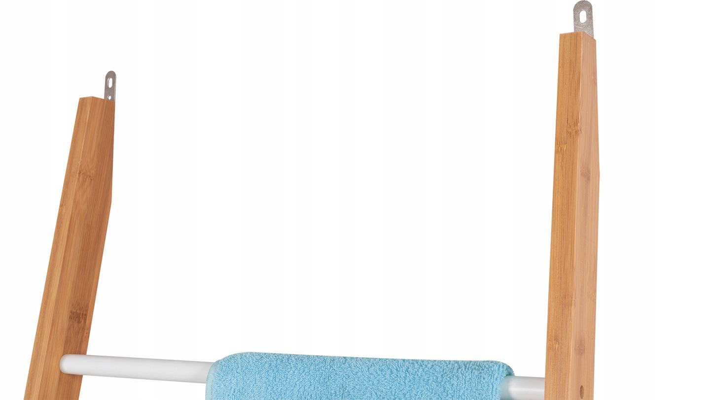 PÓŁKA DRABINA BAMBUSOWA SZAFKA REGAŁ BAMBOO 186cm Kolekcja TUTUMI