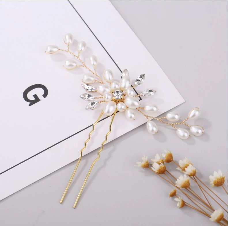 Ozdoba ślubna do włosów wsuwka kokówka KRYSZTAŁY Marka Inna marka