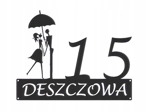 NUMER DOMU, TABLICZKA ADRESOWA NA DOM, STAL! Kod producenta 32-5685