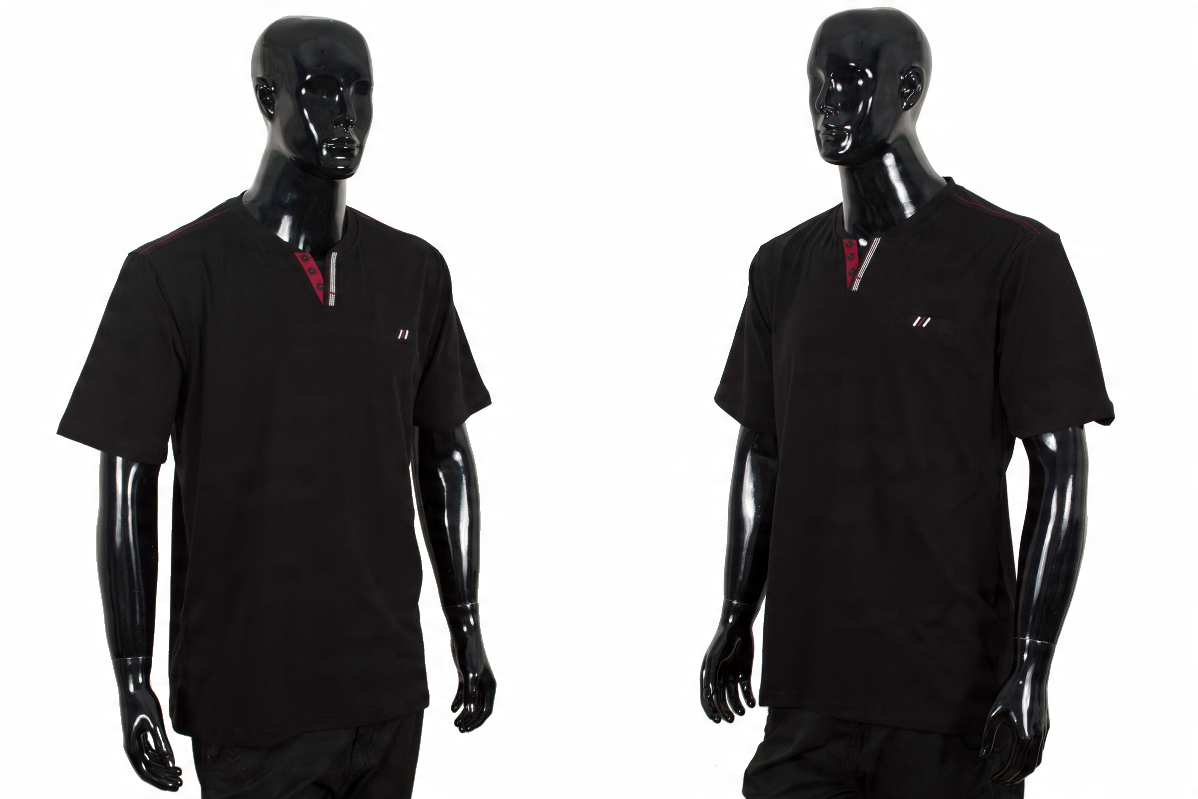 

Koszulka T-shirt męski 3XL czerń bawełna 6755 7