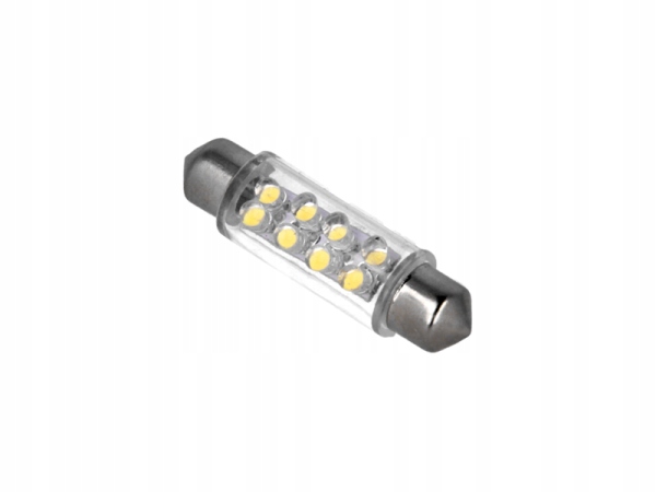 

Żarówka rurkowa 42mm C5W/C10W 8 Led Dip b. ciepła