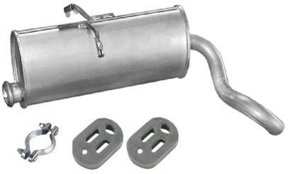 TŁUMIK KOŃCOWY CITROEN BERLINGO 1.1 1.4 1.8 KPL