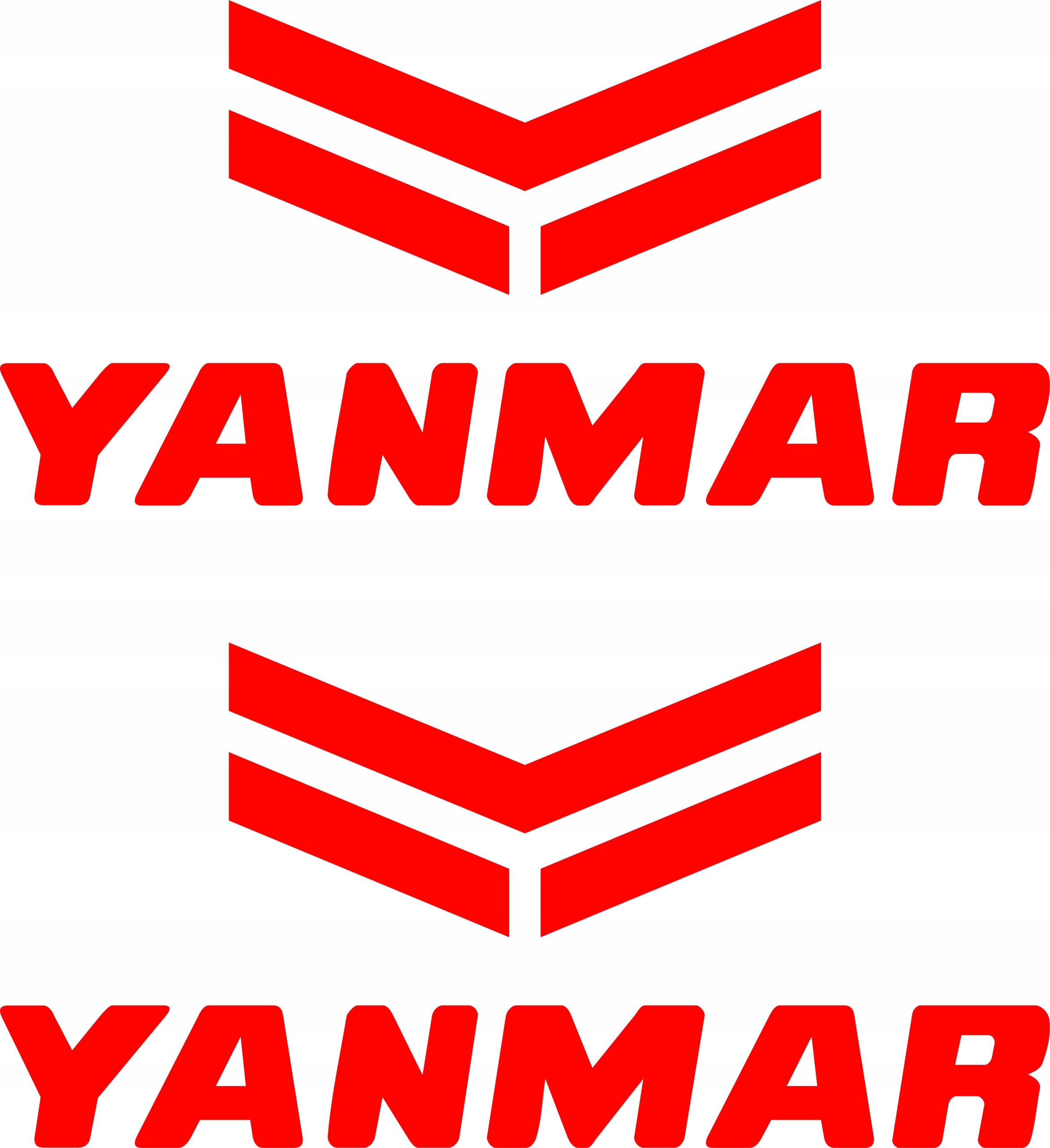 NAKLEJKI NAKLEJKA YANMAR MASZYNY 2 SZTUKI 40 CM