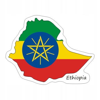 

Naklejka Etiopia na Walizkę Auto Moto Flaga
